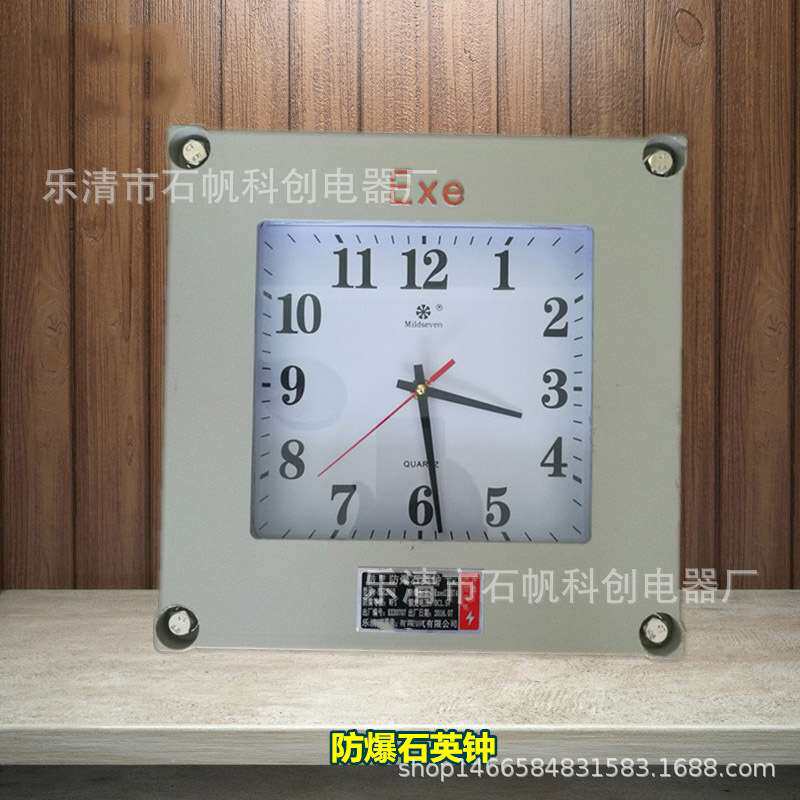 防爆石英钟 300*300 壁挂 指针式 电子钟 BSZ 方形挂钟