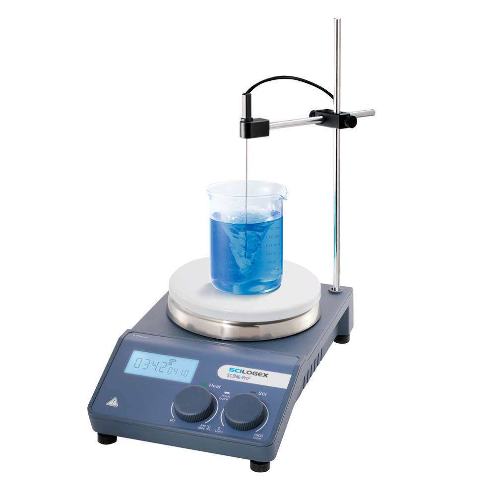 SCILOGEX 新SCI340-ProT老MS-H-PROT LCD数控加热磁力搅拌器 套装