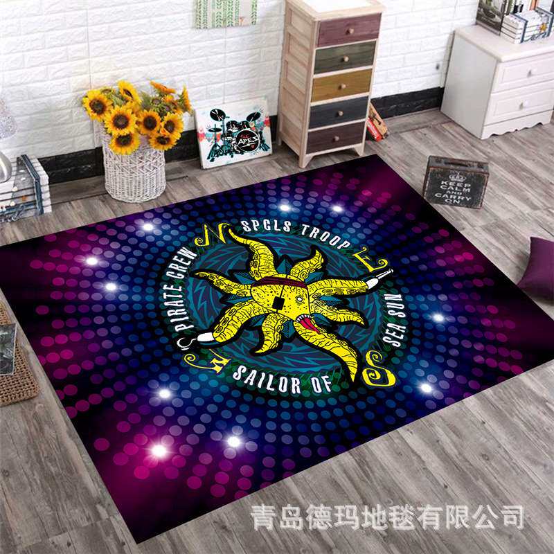 德玛地毯架子鼓隔音地毯音乐教室地垫音符钢琴键盘加厚可水洗垫子