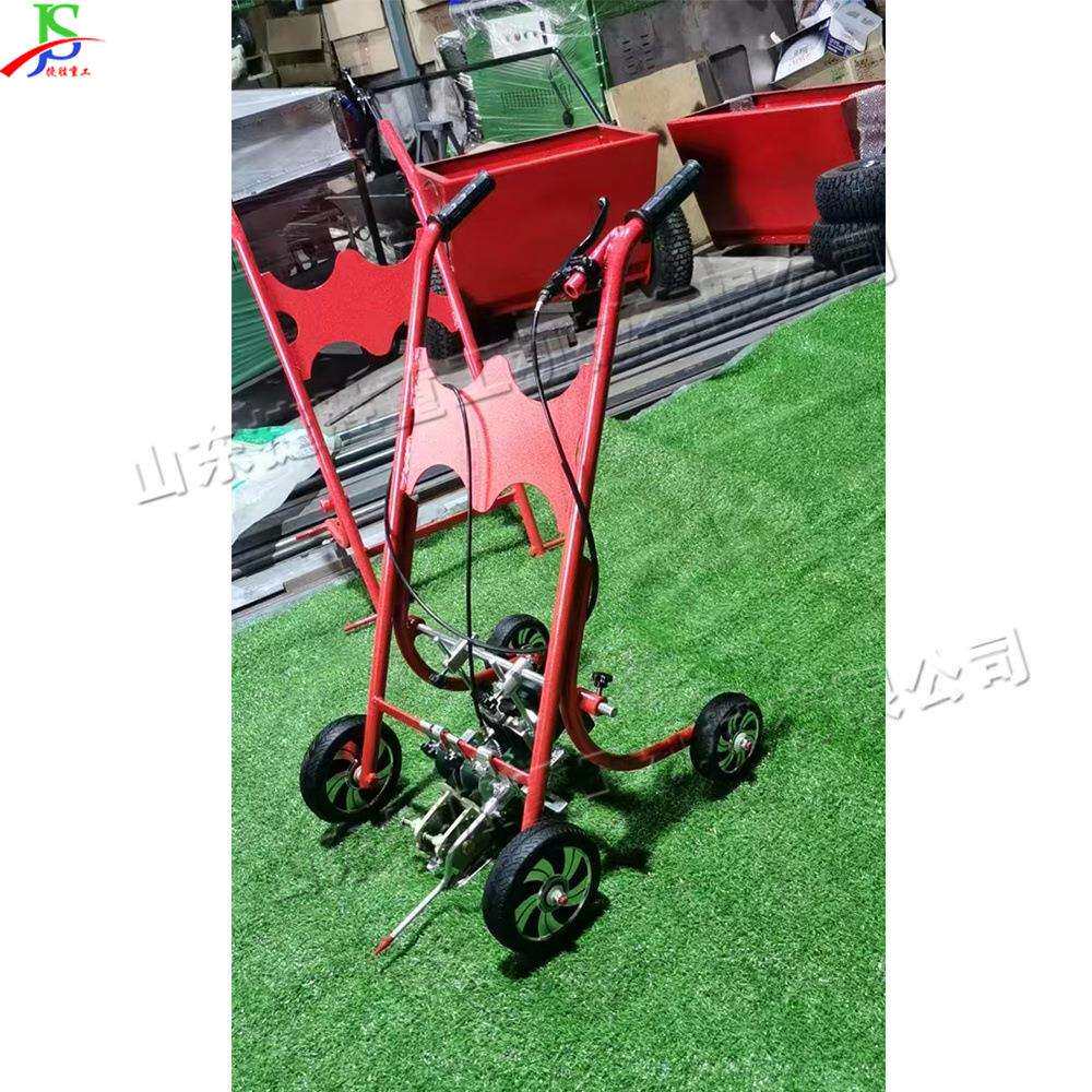 手推式人造草坪切割机 园林草坪修剪工具 小型便携式草植修剪机