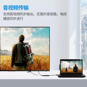 CableCreation dp转hdmi转接头4k高清主动式转接线电脑显卡连接线