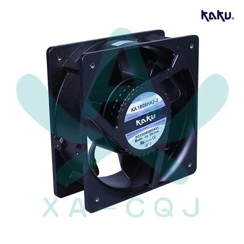 KAKU卡固KA1806HA2 金属框叶220V 电箱机柜 轴流风机0.24A 18065