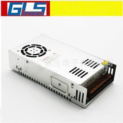 铝壳12V350W开关电源 12V30A工业LED灯照明电源S-350-12V安防电源