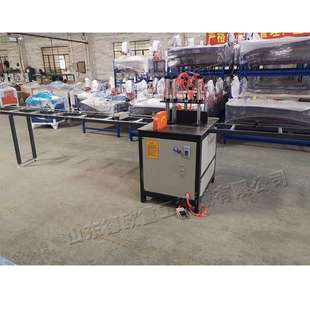 气动液压门窗切割机 90度金属材料开料机 M90型铝材断料机