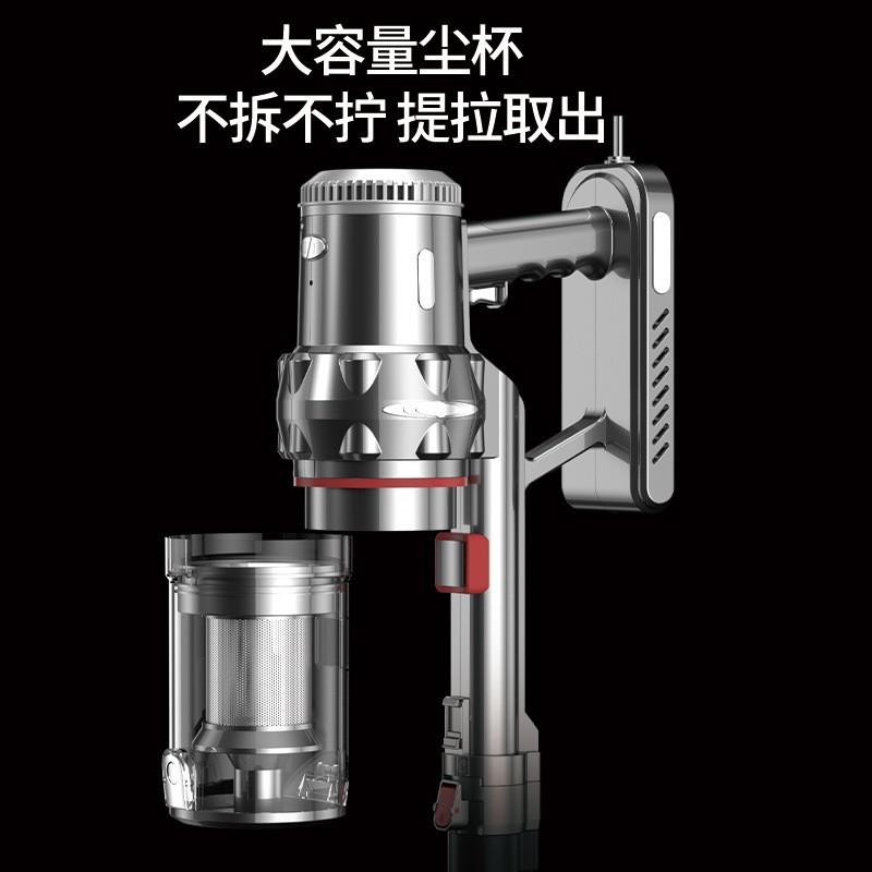 手持三档吸力调节挂壁无线便携式4合1吸尘机带拖布家车两用吸尘器