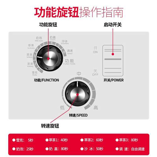 喜莱盛萃茶机沙冰机刨冰机奶昔机碎冰机奶盖机 奶茶店