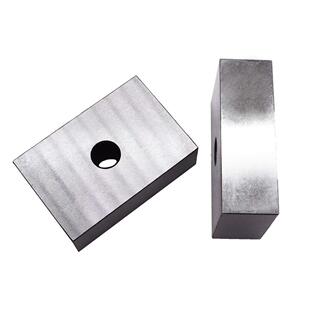 1-2-3 英制23孔平行垫块铣床平行垫铁 25x50x75mm 虎钳平型等高块