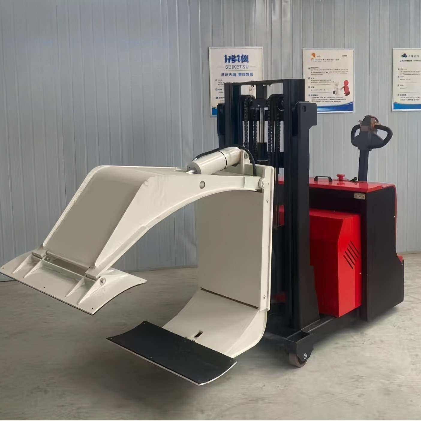 普尔夫全电动抱夹叉车翻转堆高搬运车方型圆型夹抱升高搬运车杭州,3C数码配件,USB灯,淘宝优惠券,粉丝福利购,淘宝优惠卷