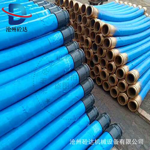 混凝土高低压耐磨胶管 泵车用DN125*3米胶管 砂浆泵胶管