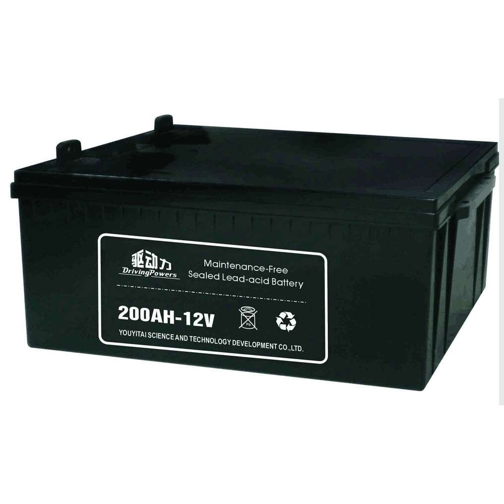 宇泰蓄电池6FM-200AH 12V200AH蓄电池 太阳能储能系统草坪灯电池