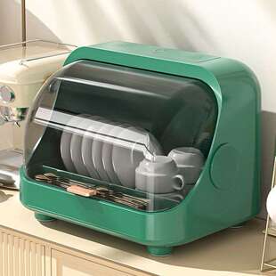 消毒碗碟收纳架厨房碗筷收纳盒碗柜家用台面餐具盘子沥水置物架子