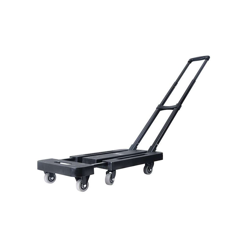 RI0T小拉车折叠推车轻便平板拖车万向轮手推车家用拉货拉行李小车