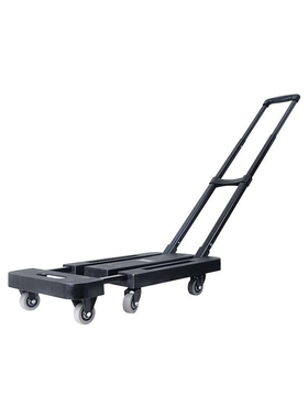 RI0T小拉车折叠推车轻便平板拖车万向轮手推车家用拉货拉行李小车