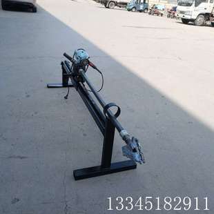 小型手动横向钻孔机 山东水井钻机配件钻杆钻头 电动款水井打井机