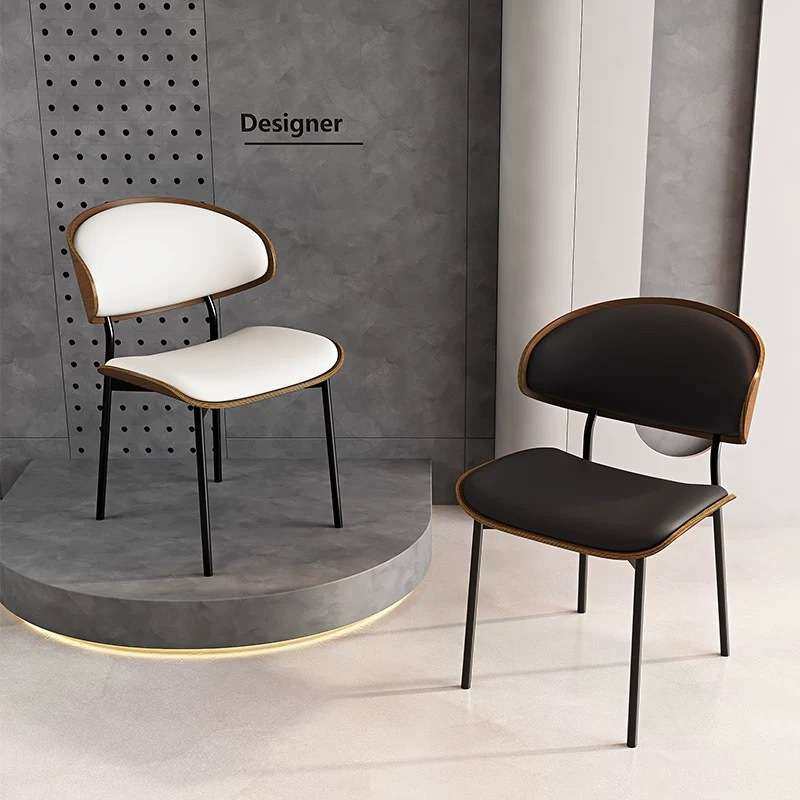 餐椅家用轻奢凳子靠背简约洽谈椅设计师款意式极简高级实木餐厅椅,3C数码配件,USB灯,淘宝优惠券,粉丝福利购,淘宝优惠卷