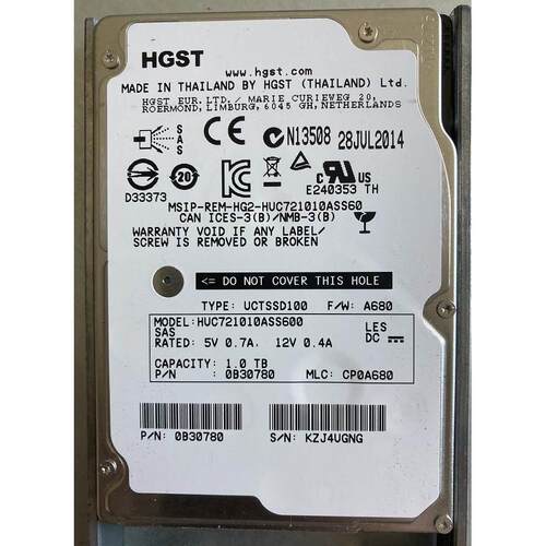 询价支持 HGST HUC721010ASS600 1TB SAS 硬盘议价