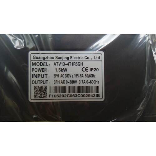 【铛裆机械】佰力变频器，ATV13-4T1R5GH，1.5KW 380V三相入电，