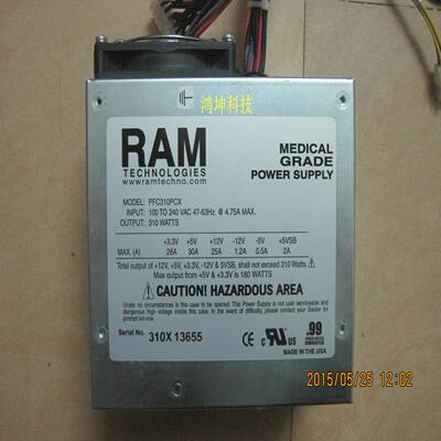 RAM Technologies Medical Grade PFC310PCX 电源