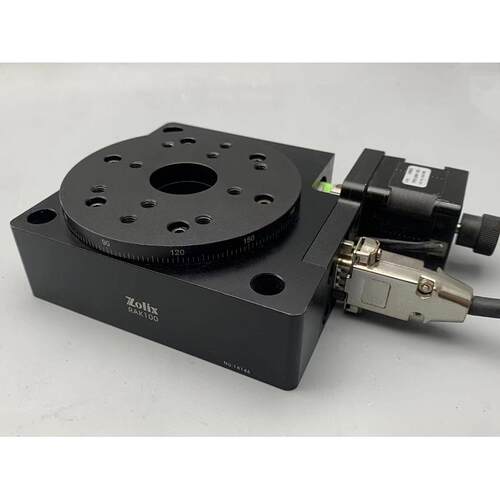 【铛裆机械】卓立汉光 RAK100 中空旋转平台 精密光学平台 台面10