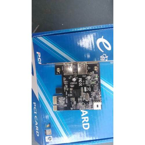 【铛裆机械】全新E宙PCI-E转USB3.0扩展卡 后置/PCI-E转4口USB 3.