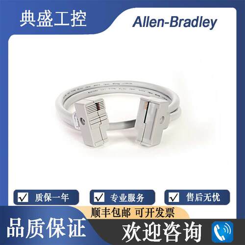 【铛裆机械】AB罗克韦尔1734-EXT1 1734-EXT3总线延长电缆 全新正