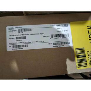 询价全新拆封 Aruba AP-325 JW186A 自带虚拟控制器 室内双频无线