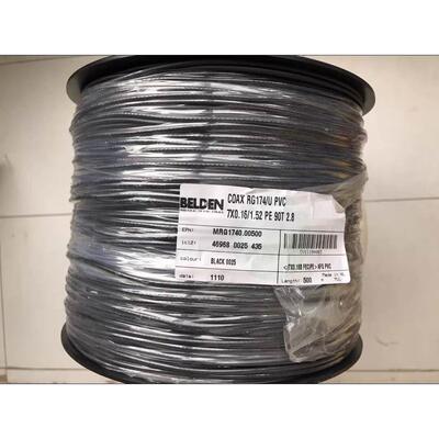 【铛裆机械】美国百通BELDEN MRG1740同轴线 射频线信号线RG174/U