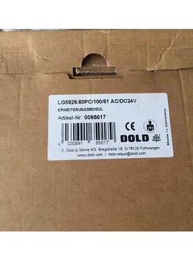 询价原装DOLD多德继电器LG5929.60/100/61 AC/DC24V (0061923)议