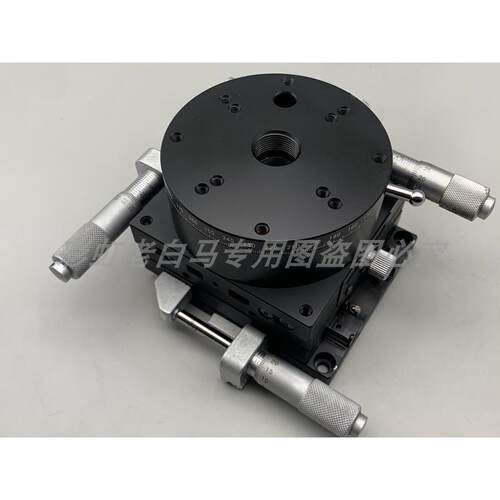 【铛裆机械】西格玛 KSPA-806手动微调滑台 XYR三轴平台 台面80mm