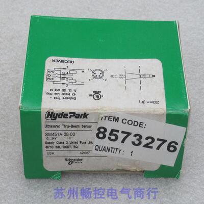 询价*现货销售*全新HydePark超声波传感器SM450A-08-00 现货议价