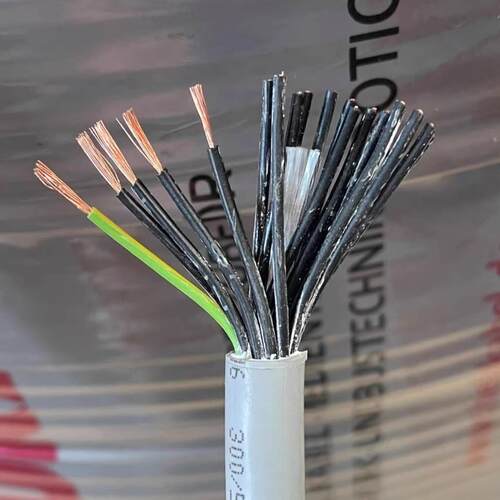 【铛裆机械】德国和柔电缆18芯0.5柔性信号控制电缆耐油 JZ-500 1