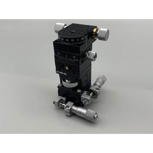 【铛裆机械】日本西格玛 微型六轴手动微调平台 台面25mm 光学精