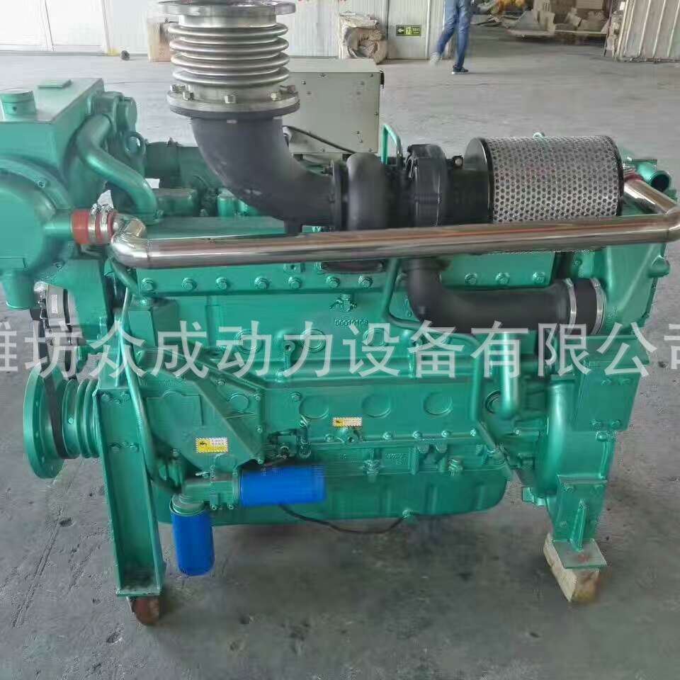 潍坊2100转船用柴油发动机400马力斯太尔系列618船用发动机