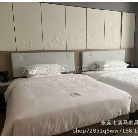 东莞酒店家具厂家五星级客房酒公寓店床全套工程家居高低床