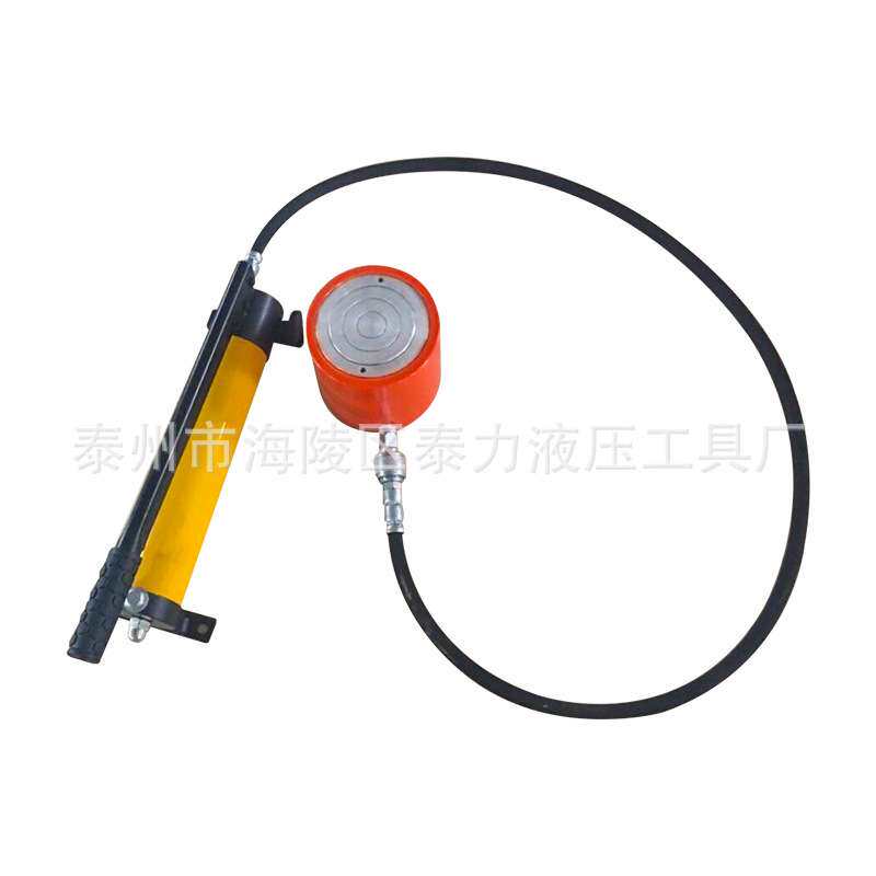超薄型液压千斤顶分离式电动手动单作用桥梁同步油压千金顶 超薄