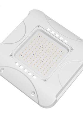 200W油站灯LED吸顶加油站照明灯压铸防水吊装灯方形薄款100-277V