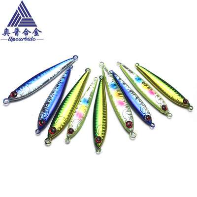 上色现货钨钢铁板钨钢渔坠钨鱼Tungsten jig海钓专用钨合金鱼