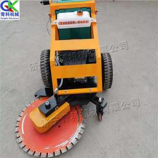 手推式路沿石切割机 汽油高速公路切桩机 小型公路桥梁路桩切除机