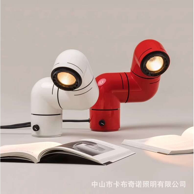 太空时代创意水管后现代台灯客厅卧室服装店旋转装饰设计师落地灯