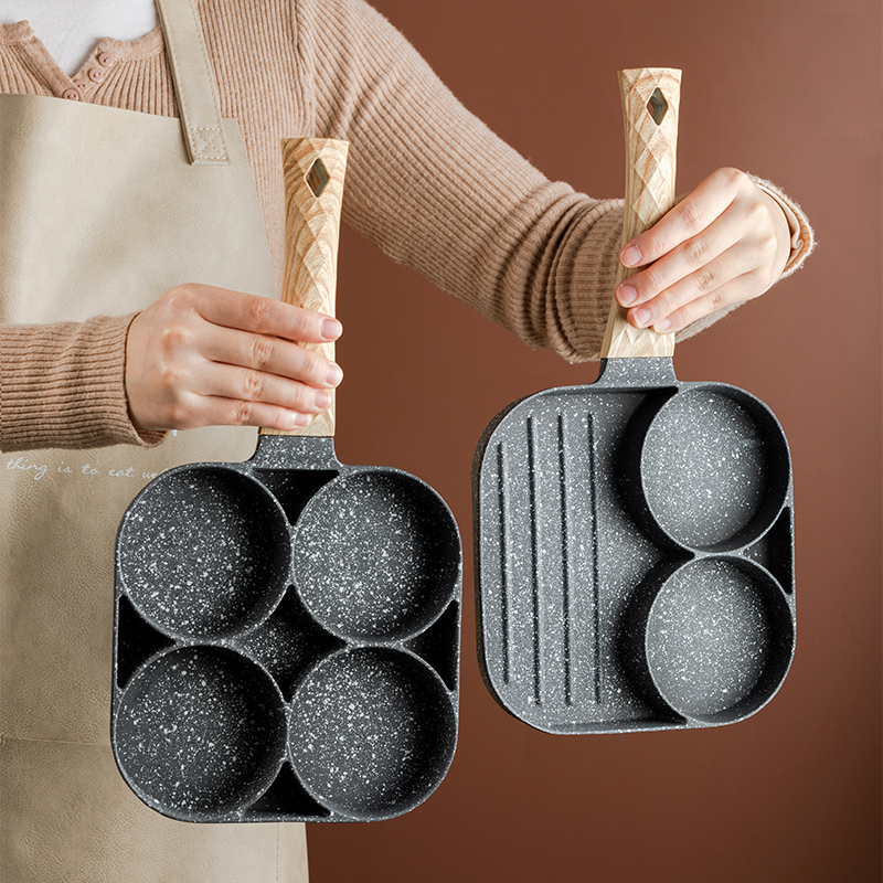 煎蛋神器煎饺蛋饺专用锅蛋卷x不粘锅电磁炉平底锅煎鸡蛋家用燃气