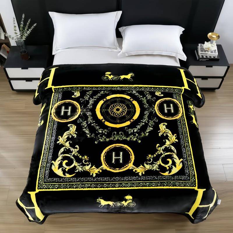 双层云毯学生宿舍毛毯拉舍尔单双人居家用毯子超柔软不掉毛不掉色