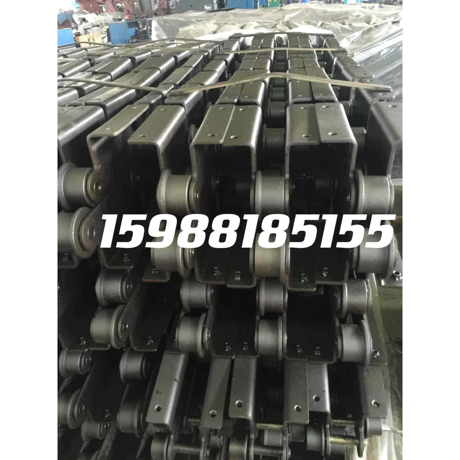 304不锈钢链条输送机链条双节距弯板非标传动链不锈钢滚子链c2082