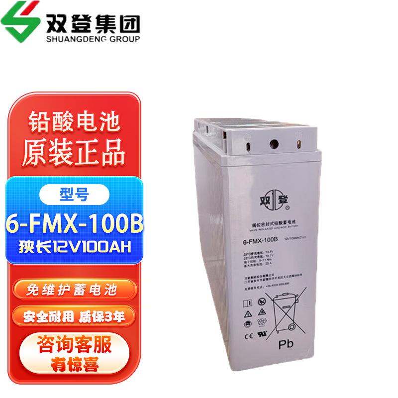 双登12V狭长型6-FMX-100B/6-FMX-150B/6-FMX-200AH铅酸基站蓄电池