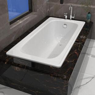 卫生间家用钢板搪瓷成人迷你嵌入式小型浴缸陶瓷小户型贝格莱浴盆