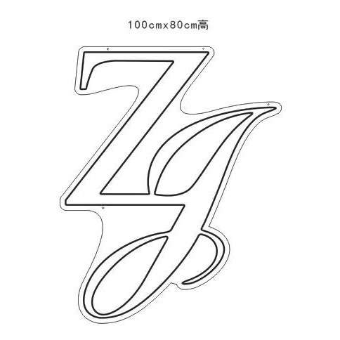 100x80cm 发光字母  婚礼人像  背景发光人像   lighted letter