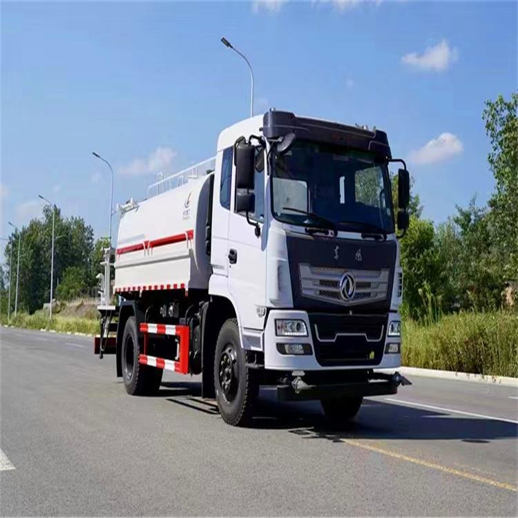 东风商用12吨工地专用洒水车厂家现货直销玉柴185马力大发动机