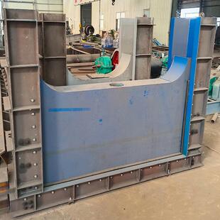 液动下开式堰门截流井液动下开式堰门PLC远程控制不锈钢限流闸门