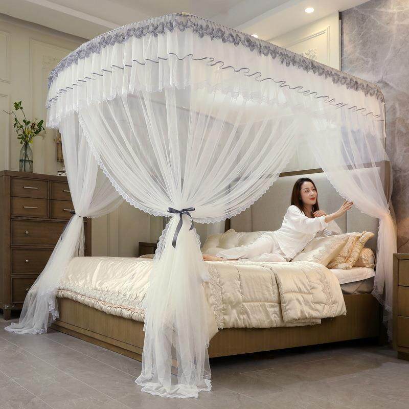 u型可伸缩蚊帐家用1米8床三开门落地纹帐带支架宫廷防蚊文帐1米5,鲜花速递/花卉仿真/绿植园艺,割草机/草坪机,淘宝优惠券,粉丝福利购,淘宝优惠卷