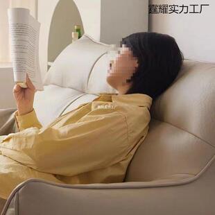 懒人沙发家用双人防水防猫抓小户型双人居家卧室豆袋榻榻米科技布