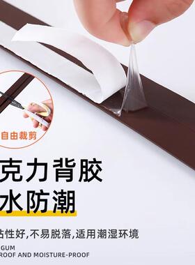 ll门缝门底密封条卧室卫生间玻璃房门板下隔音防风挡水胶条神